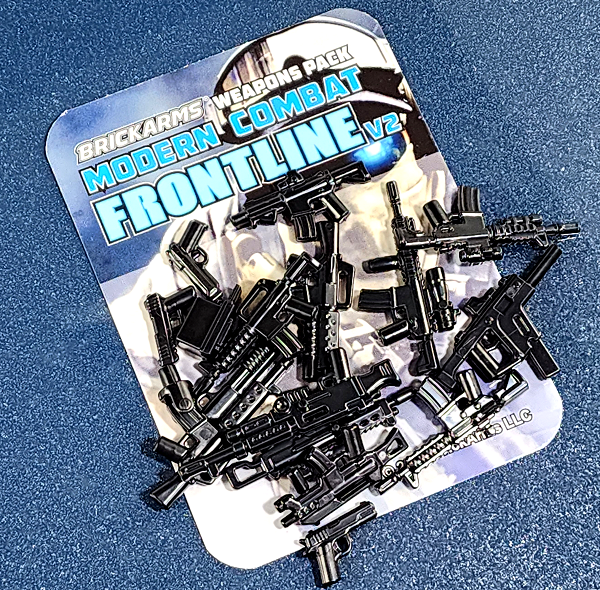 BrickArms Modern Combat Frontline V2 Minifigure Weapons Pack