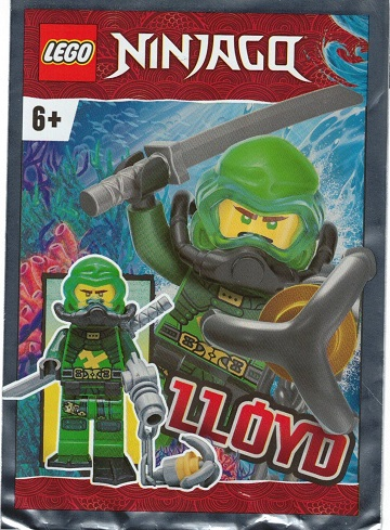 LEGO Ninjago: Lloyd Seabound in Scuba Gear with Grappling Gun and Katana