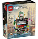 LEGO NINJAGO Micro City Building Set 40703 - Modular 5-Story Block with Teahouses and Sushi Bar