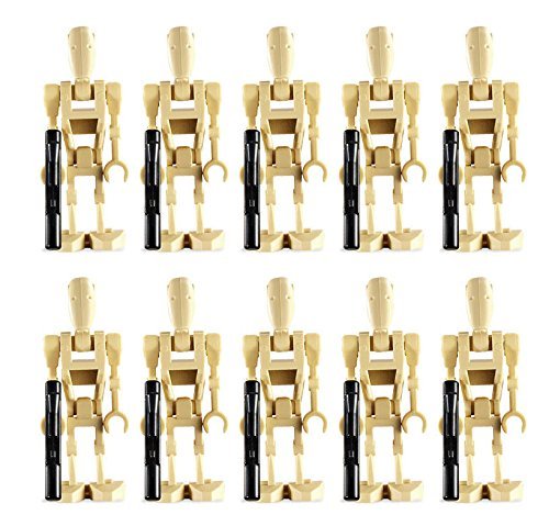 LEGO 10 New Battle Droid Minifig Lot Star Wars Figures Minifigures Clone Guns