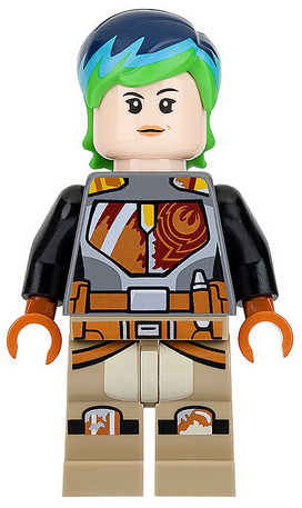 Star Wars Lego Sabine Wren Minifigure Rebels from 75150