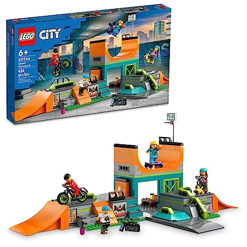 LEGO City Street Skate Park Building  60364 Set