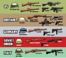 Brickarms WWII Weapons Pack v4 for Military Minifigures