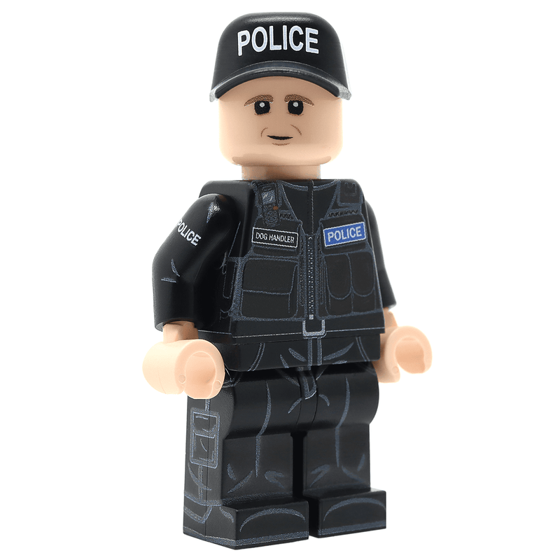 United Bricks Military Building Minifigure British Police Dog Handler