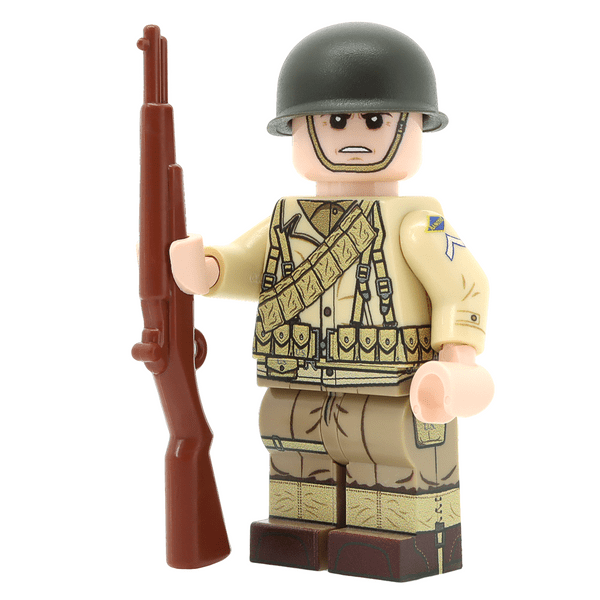 United Bricks WW2 U.S. Army Ranger Military Soldier Building Minifigure