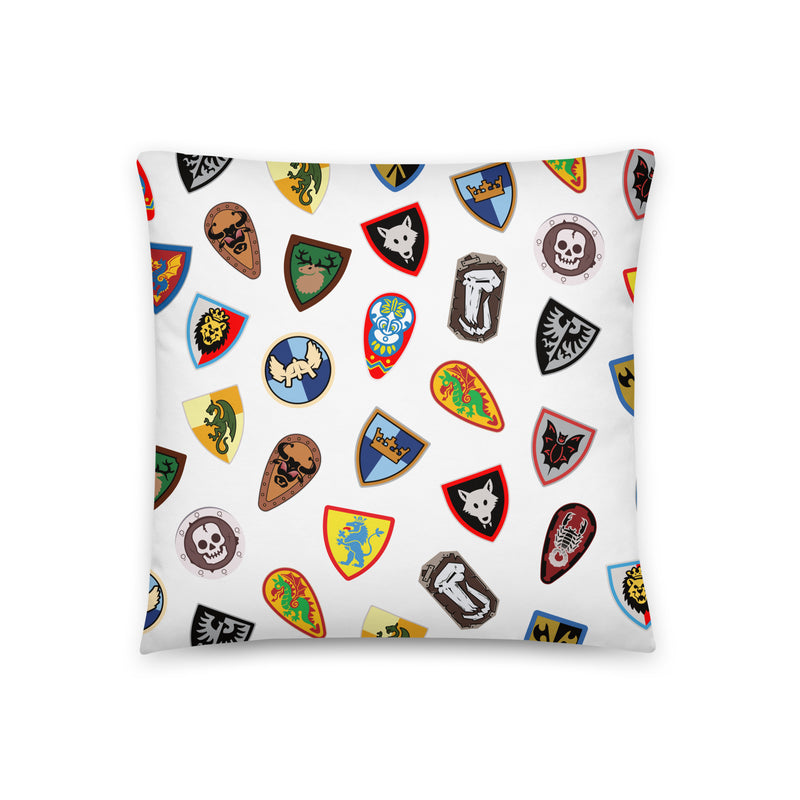 Vintage Shield Pattern Basic Pillow