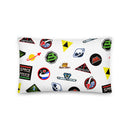 Vintage Space Logo Pattern Basic Pillow