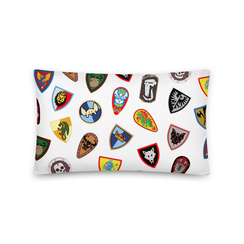 Vintage Shield Pattern Basic Pillow