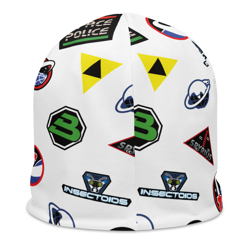 Vintage Space All-Over Print Beanie