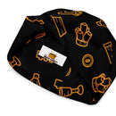 Building Bricks Gold Treasure Parts All-Over Print Beanie