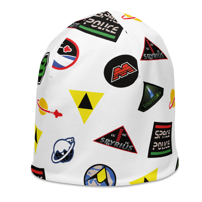 Vintage Space All-Over Print Beanie
