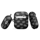 Schwarzes Case mit gekreuzten Skelettknochen für AirPods®