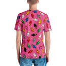 Vintage Spaceman Rosa Herren T-Shirt