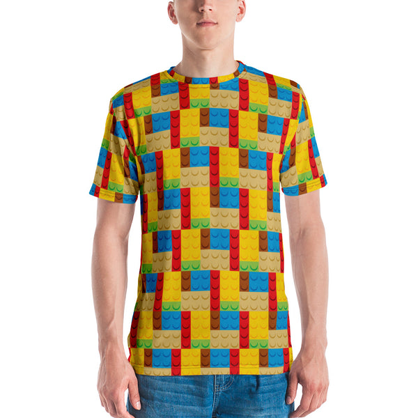 Building Bricks All Over Men's t-shirt