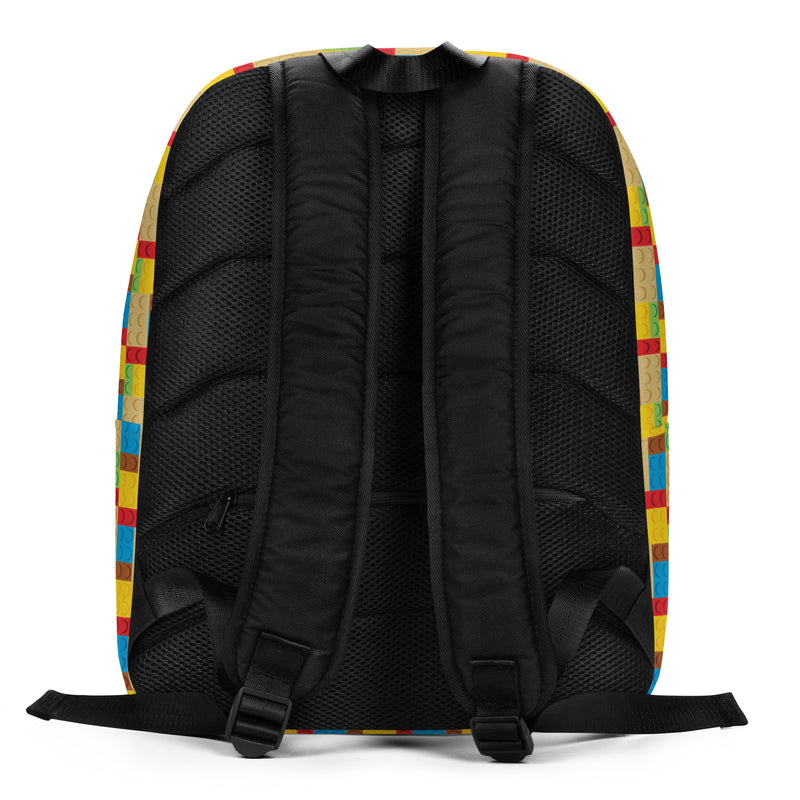 Building Bricks Pattern Minimalist Backpack