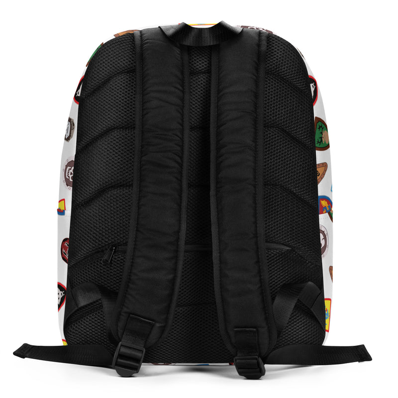 Vintage Shield Castle Minimalist Backpack