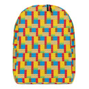 Building Bricks Pattern Minimalist Backpack