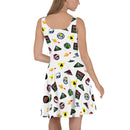 Skaterkleid mit Vintage-Space-Logo