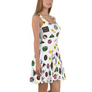 Skaterkleid mit Vintage-Space-Logo
