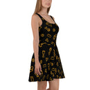 Bausteine ​​Gold Schätze Skater Kleid