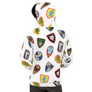 Unisex Kapuzenpullover mit Vintage-Schildmuster