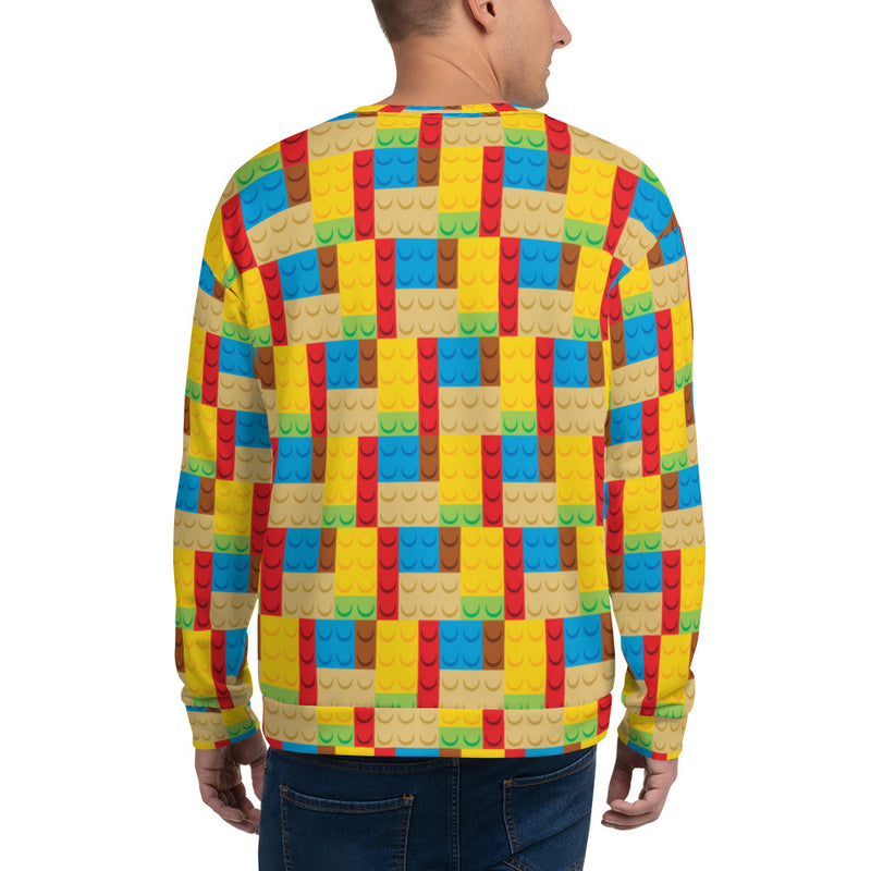 Bricks Pattern Unisex Sweatshirt