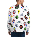 Sweatshirt mit Vintage-Raum-Logo-Muster, Unisex