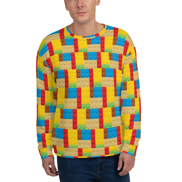 Bricks Pattern Unisex Sweatshirt