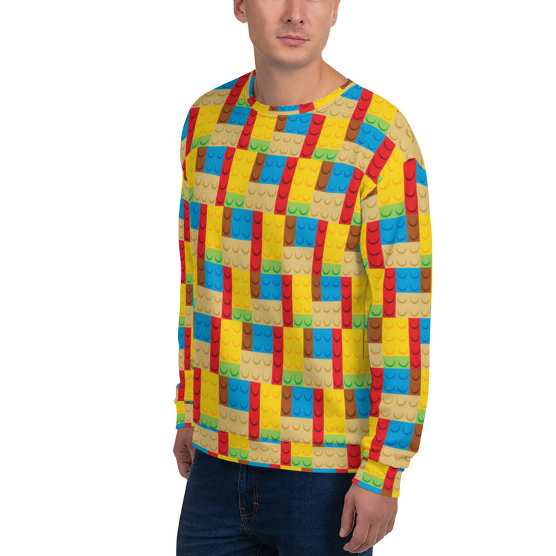 Bricks Pattern Unisex Sweatshirt