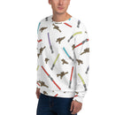 Blaster Waffen Muster Unisex Sweatshirt