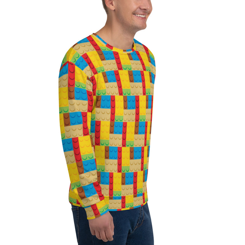 Bricks Pattern Unisex Sweatshirt
