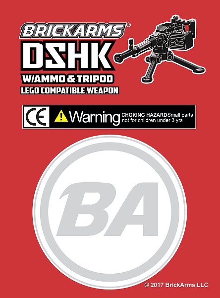 Brickarms DShK - Russian Heavy Machine Gun Ammo & Tripod