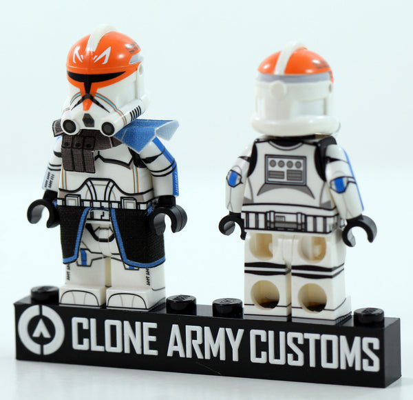 Clone Army Customs P2 Ash Rex Orange Helmet Minifigure