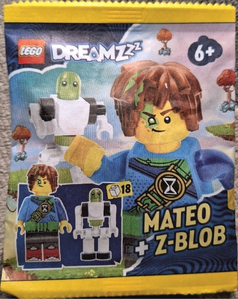 LEGO DREAMZzz: Mateo and Z-Blob Minifigure Paper Bag 552301