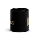 The Golden Brick Black Glossy Mug
