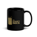 The Golden Brick Black Glossy Mug