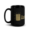 The Golden Brick Black Glossy Mug