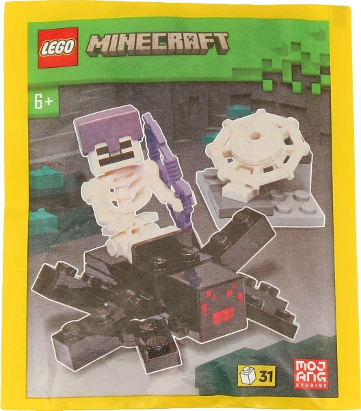 LEGO Minecraft Spider Minifigure and Skeleton 662307 Paper Bag