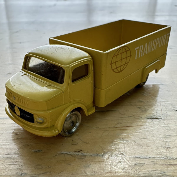 Lego Diescast Mercedes Yellow Transport Truck Vintage 1950s-60s