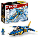 LEGO NINJAGO Jay’s Lightning Jet EVO 71784 Toy Plane Ninja Airplane Building Set