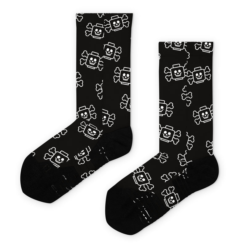 Black Skeleton Crew Socks