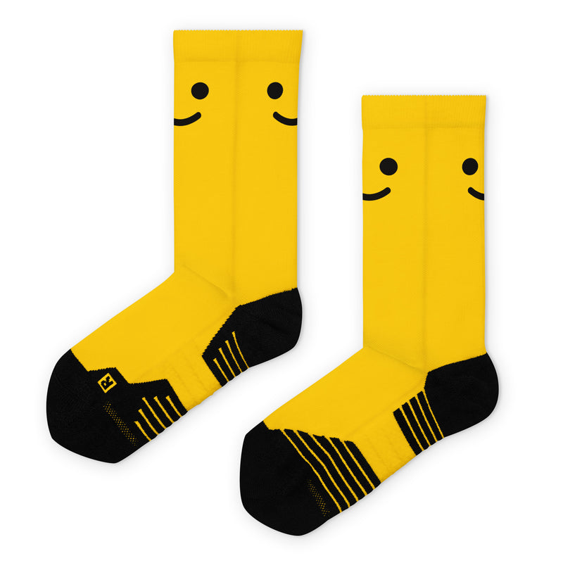 Minifigure Head Crew Socks