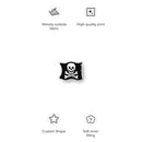 Jolly Rogers Skelett Pirat Crossbones Flagge Custom-geformte Kissen