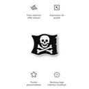 Jolly Rogers Skelett Pirat Crossbones Flagge Custom-geformte Kissen