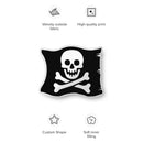 Jolly Rogers Skelett Pirat Crossbones Flagge Custom-geformte Kissen