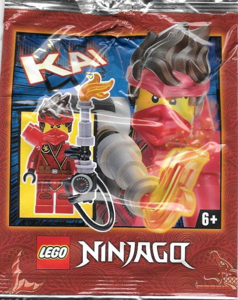 LEGO Ninjago Kai The Island with Flamethrower Torch Foil Pack 892177