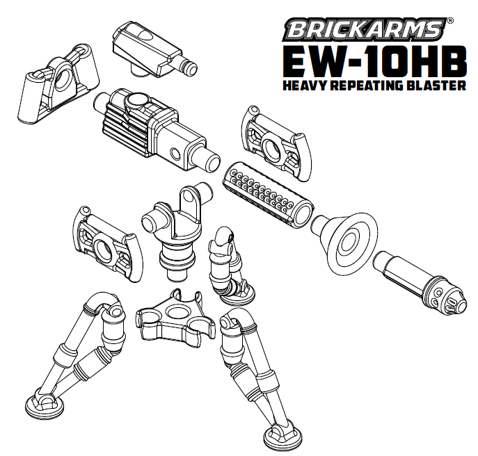 Brickarms EW-10HB Heavy Repeating Blaster