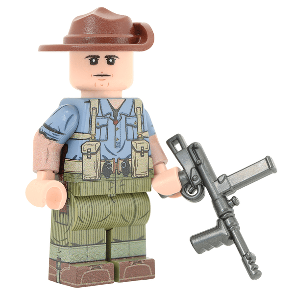 United Bricks WW2 Australian Commando (South-West Pacific) Military Soldier Building Minifigure