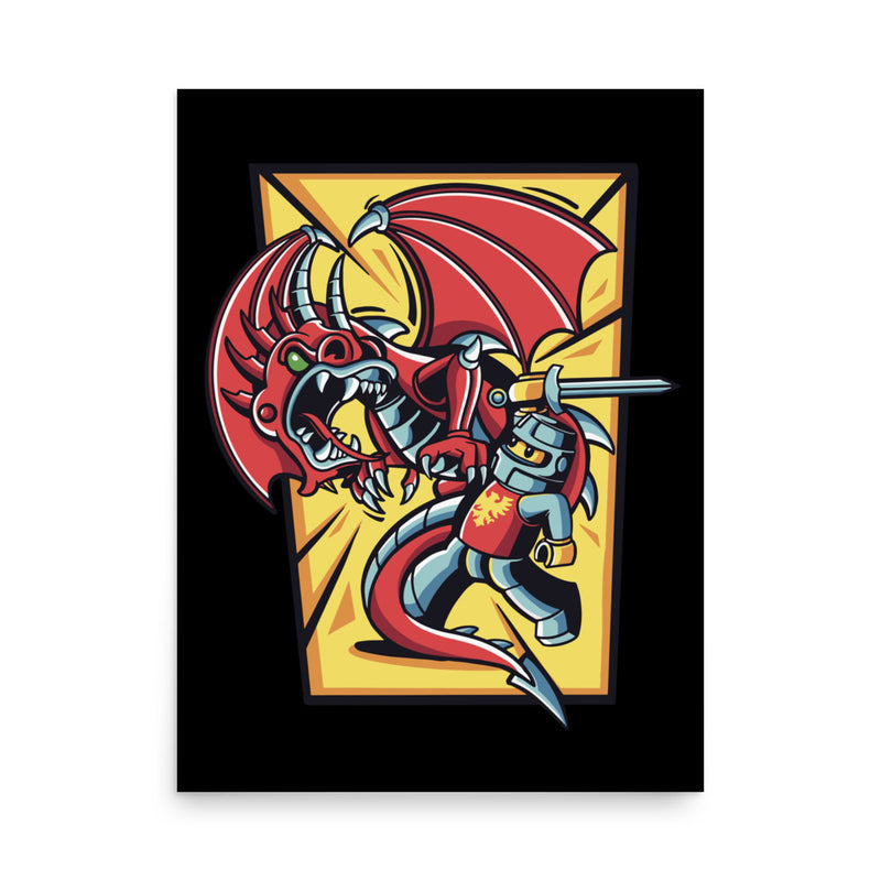 Bricks And Dragons v2 Minifigure Poster