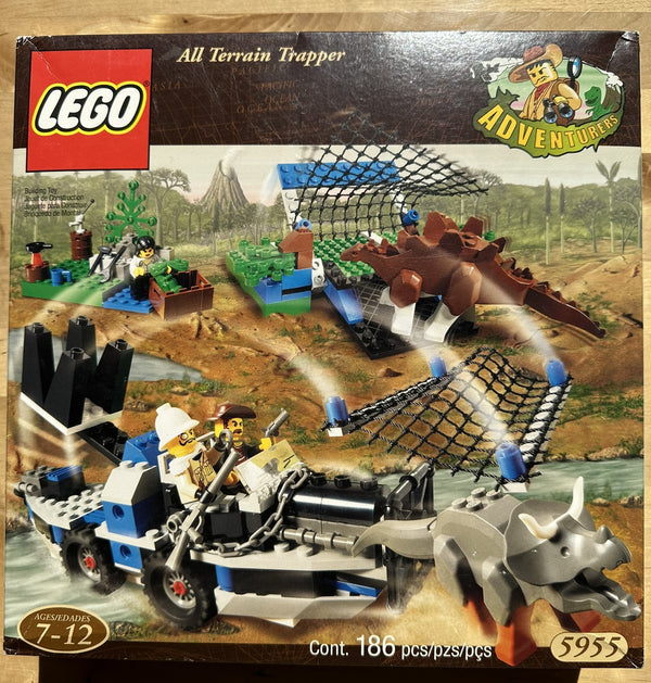 Lego 5955 Adventurers Dino Island All Terrain Trapper SEALED BOX